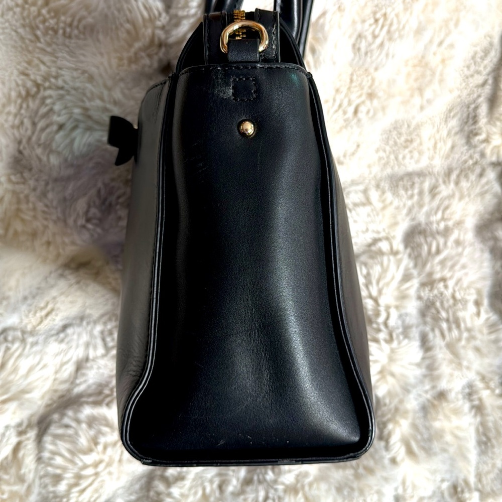 Kate Spade Black Leather Handbag - Picture 4 of 12